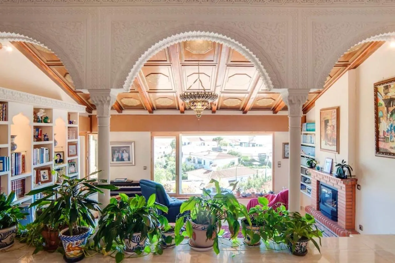 Villa With 3 Bedrooms In Benajarafe With Wonderful Sea View Private Pool Enclosed Garden 500 M From The Beach